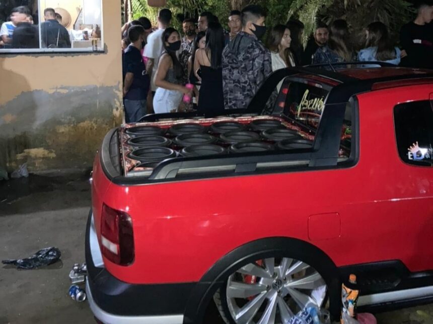 Fiscalização encerra festa com 350 pessoas em Aparecida de Goiânia