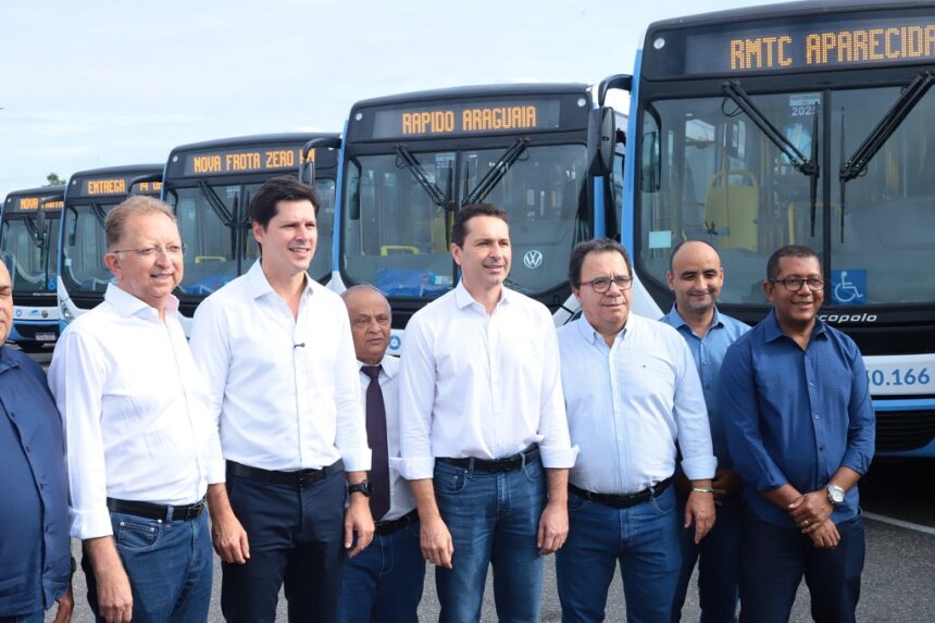 Aparecida de Goiânia recebe 74 novos ônibus para transporte coletivo