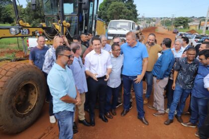 Prefeito Vilela inicia obras de infraestrutura em Aparecida de Goiânia