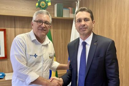 Prefeito Vilela e Ministro Padilha discutem investimentos na saúde de Aparecida