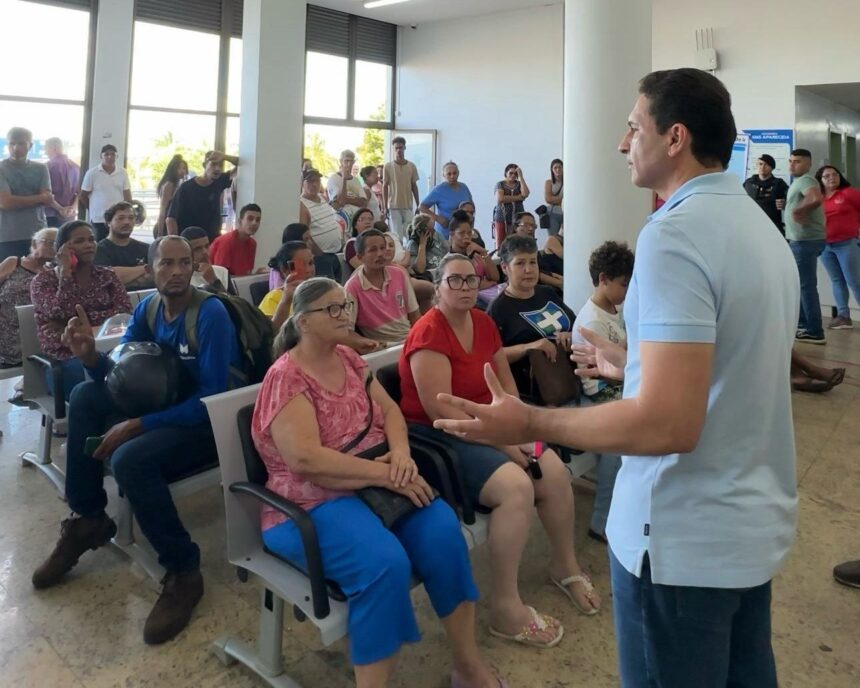 Prefeito Leandro Vilela visita UPA do Buriti Sereno e fala sobre desafios na saúde