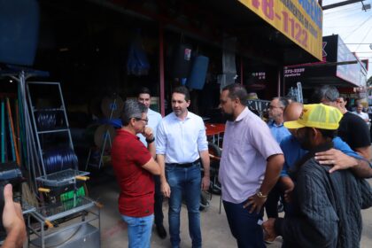 Prefeito Leandro Vilela vistoria Mutirão de Aparecida no Setor Cidade Livre
