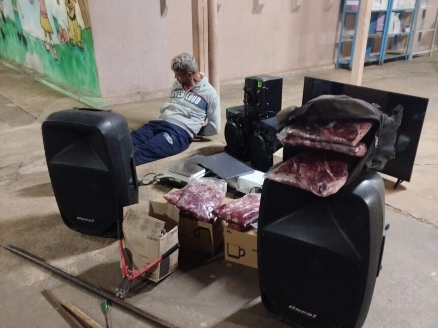 GCM prende suspeito dentro de escola em Aparecida de Goiânia