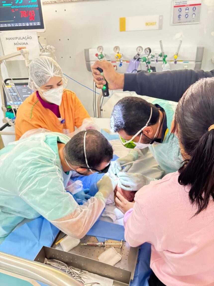 Prefeitura de Aparecida oferece tratamento a laser para língua presa em crianças