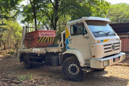 Guarda Civil de Aparecida apreende caminhão por descarte irregular de resíduos