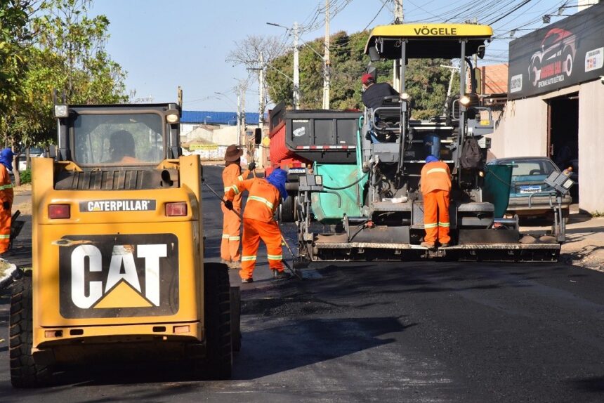 Obras de recapeamento em Aparecida entram na 4ª semana; cronograma detalhado