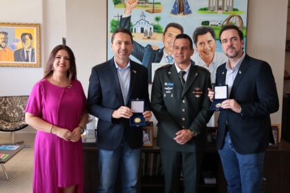 Aparecida recebe adido militar de Israel e reforça cooperação em segurança pública