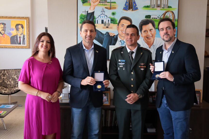 Aparecida recebe adido militar de Israel e reforça cooperação em segurança pública