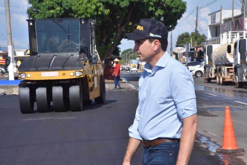 Prefeitura de Aparecida realiza revitalização na Avenida das Nações