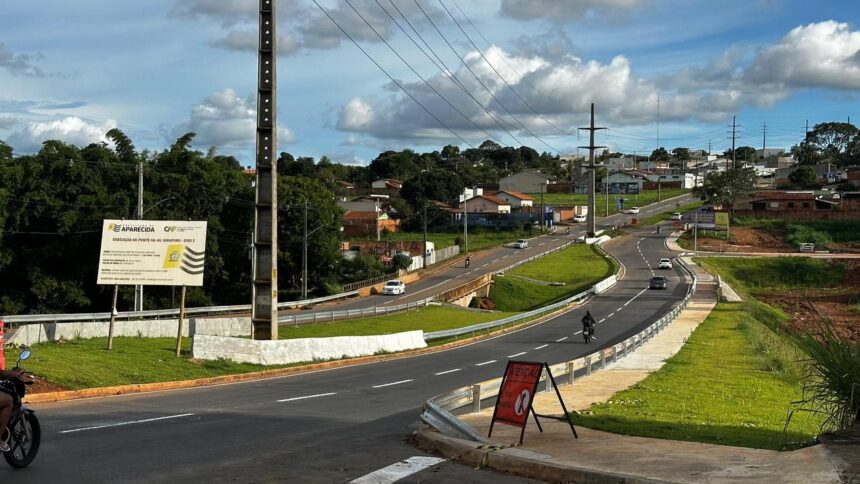 Prefeitura de Aparecida libera trânsito na nova ponte da Avenida Uirapuru