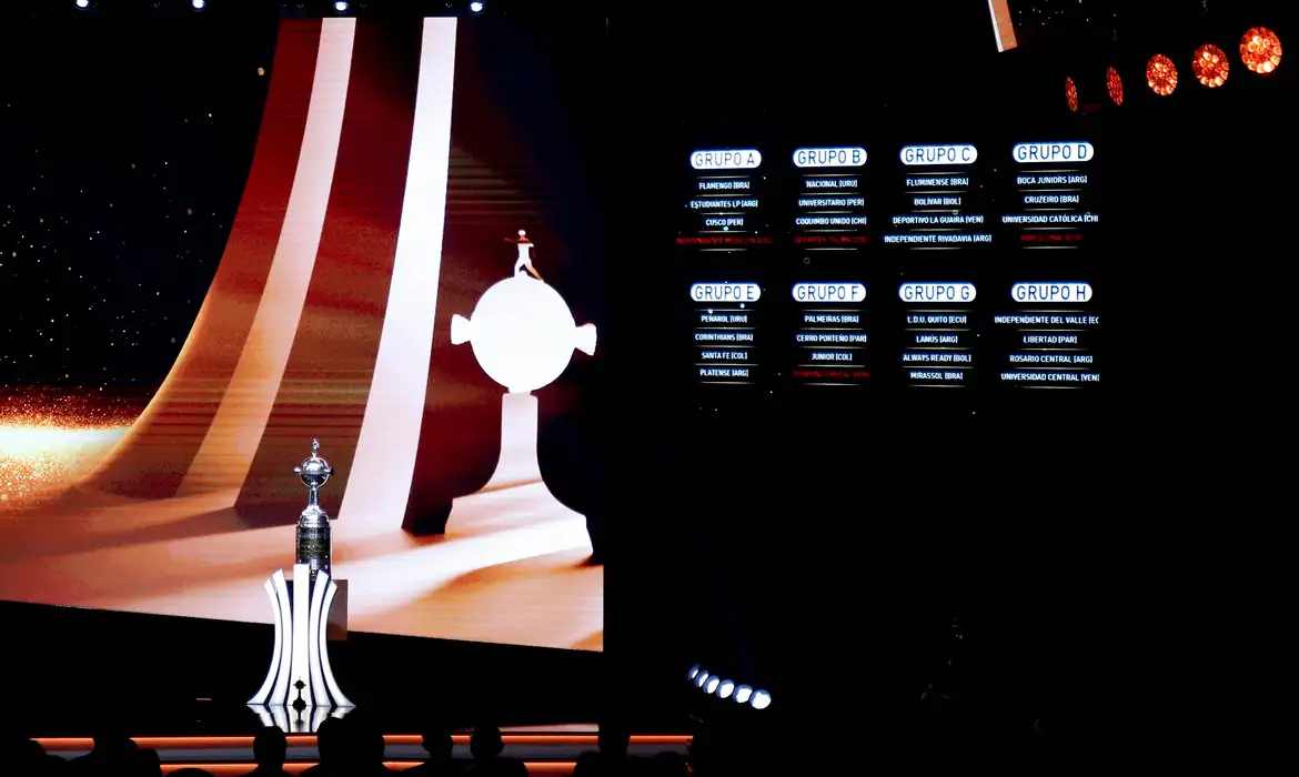 Conmebol realiza sorteio dos grupos da Copa Libertadores 2026