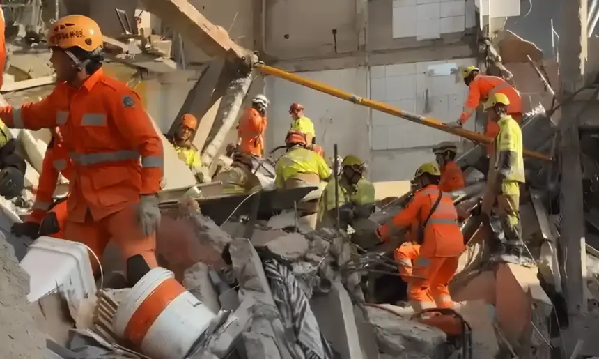 Desabamento de lar de idosos em Belo Horizonte resulta em seis mortes