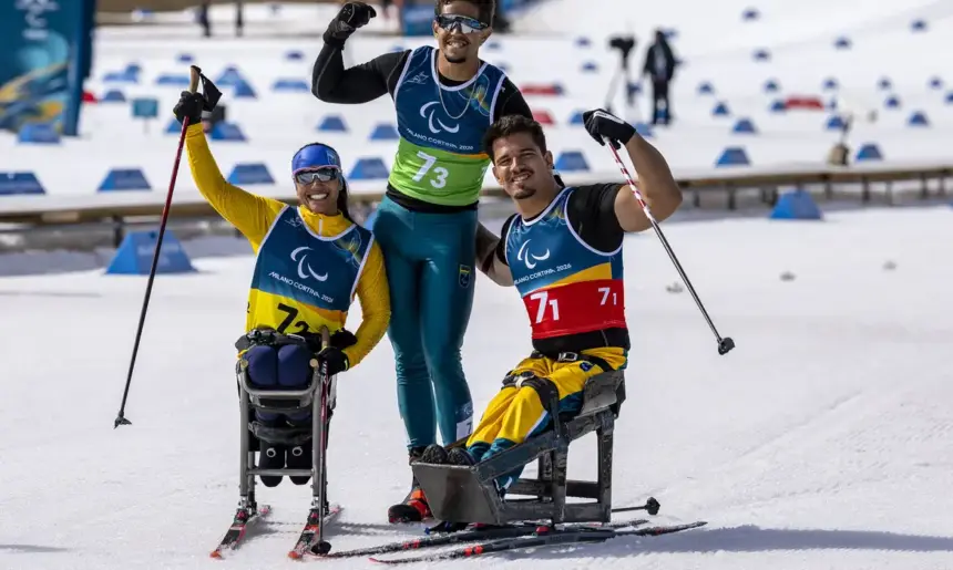 Esqui brasileiro busca segunda medalha paralímpica em Milão-Cortina