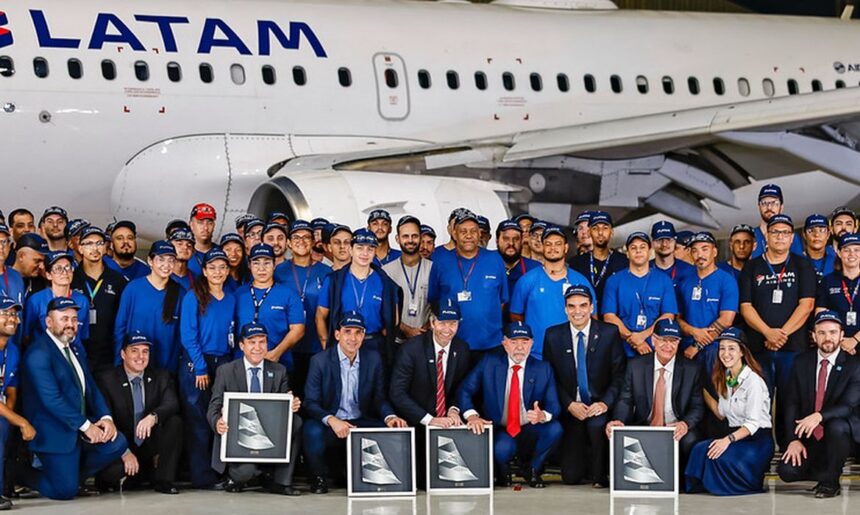 Latam recebe primeiros aviões da Embraer em evento histórico