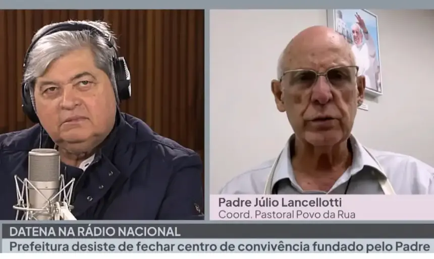 Padre Júlio critica fechamento de centro de convivência em SP e aponta mercado imobiliário