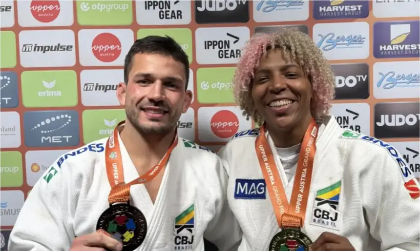 Rafaela Silva conquista ouro e Daniel Cargnin bronze no Grand Prix de judô na Áustria