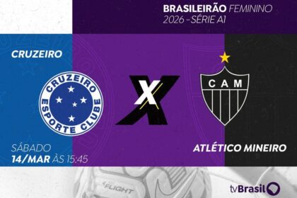 TV Brasil transmite jogo entre Cruzeiro e Atlético Mineiro neste sábado