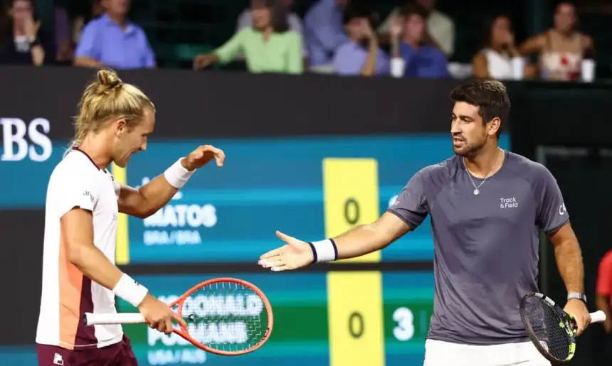 Rafael Matos e Orlando Luz avançam às quartas de duplas no ATP de Munique
