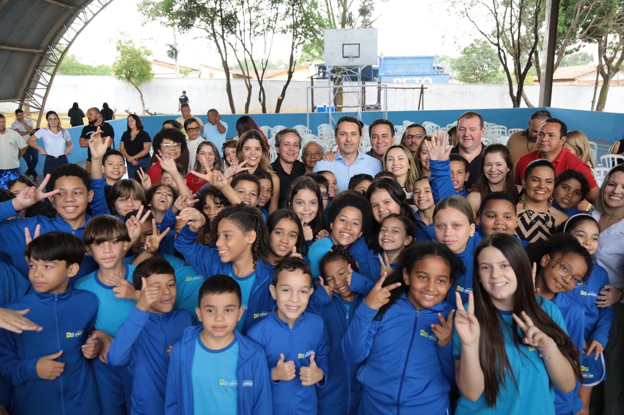 Vereador Tatá Teixeira prestigia entrega da reforma da Escola Municipal Guiomar Rosa e celebra avanços na educação de Aparecida
