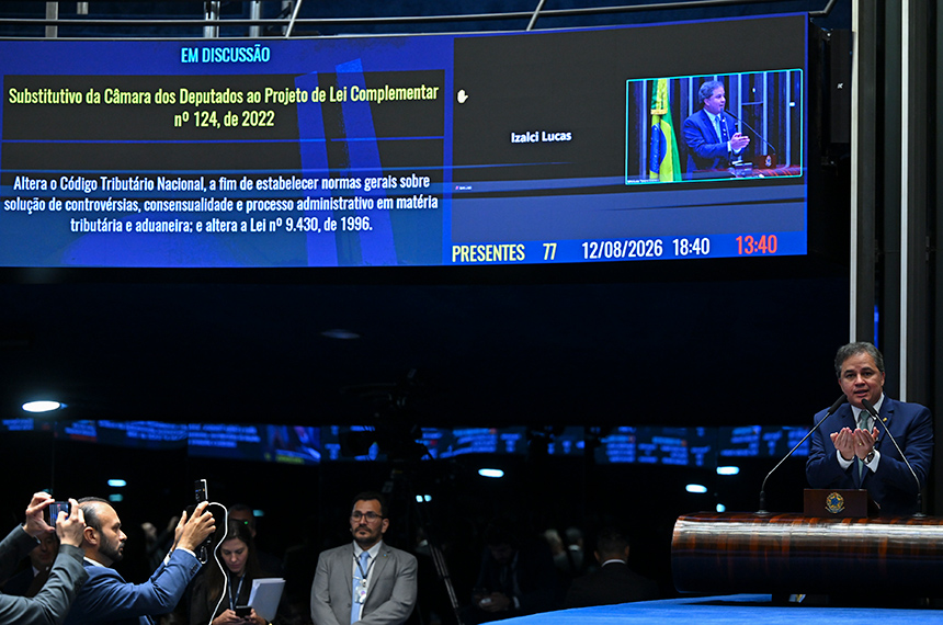 Senado aprova projeto de lei tributária