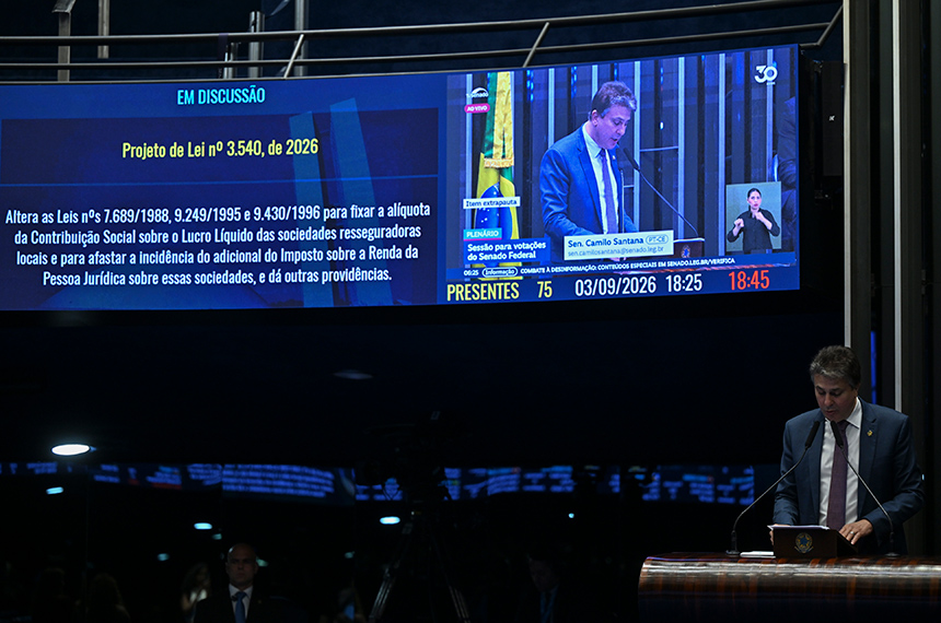 Plenário aprova redução de impostos para resseguradoras nacionais