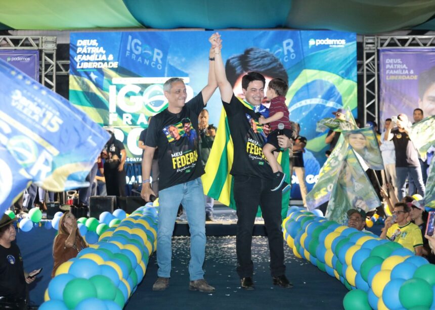 Igor Franco lança campanha para deputado federal em Goiânia